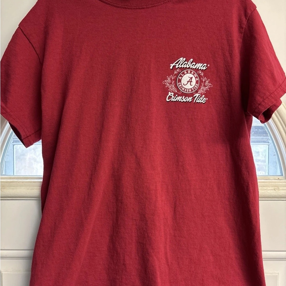 Gildan Alabama Crimson Tide Women's Crimson Shirt S NCAA Fan Heavy Cotton